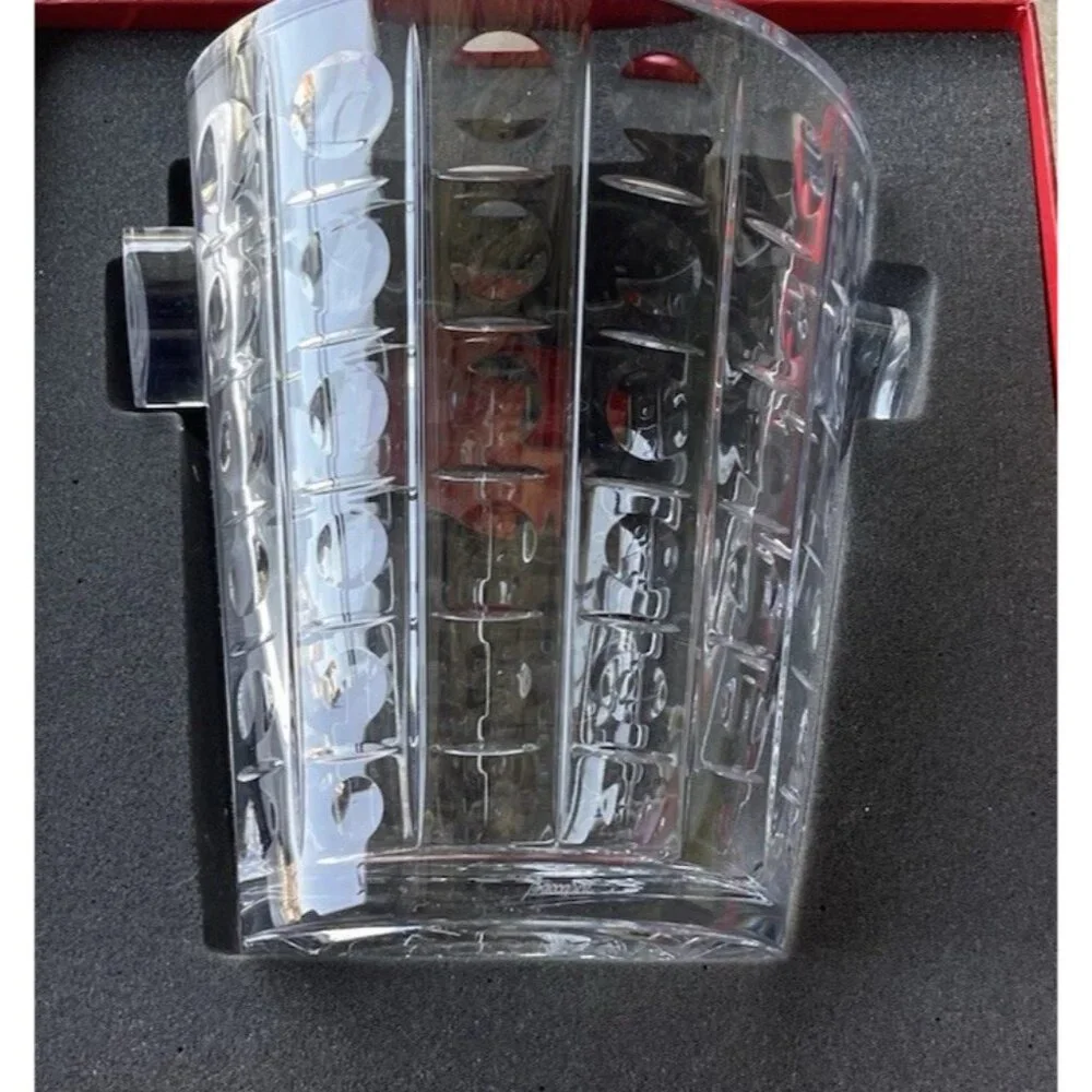 Baccarat Equinoxe Crystal Champagne Bucket Made in France Quality Heavy Duty